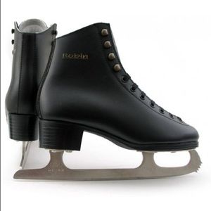 Kids Black Figure skates
